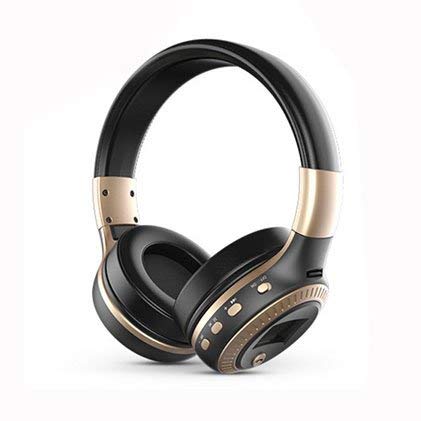 Cisixin Multifunction Bluetooth 4.0 Wireless Stereo Rechargeable Headphones Foldable Adjustable Headsets for iPhone Laptops Computers Tablets PCs and Other Smartphones