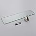 KES Bathroom Glass Shelf Organizer Extra Thick Tempered Glass Zinc Alloy Wall Mounted Brushed Finish, BGS3200-2