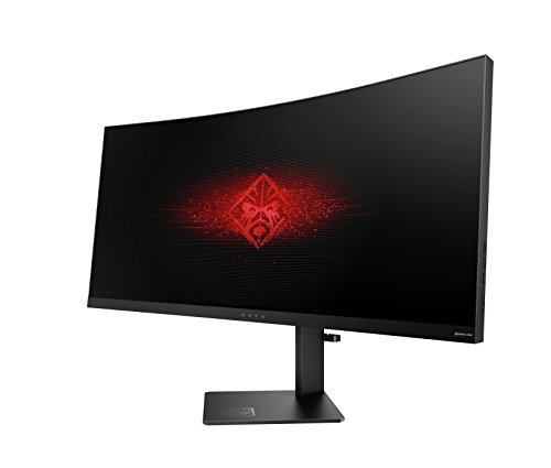 OMEN X by HP 35-inch Ultra WQHD Curved Gaming Monitor 21:9, 100Hz, Height Adjustable, with NVIDIA G-SYNC (Black)