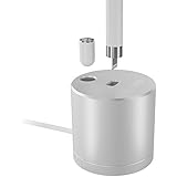Apple Pencil Stand, TechMatte Apple Pencil Charging Dock/Stand (Aluminum) with Built-in Charging Cable (5FT)
