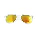 SHADERZ Sunglasses Classic Clear Frame Horn Rimmed Eyewear Classic Retro 80's (Golden, 54)