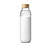 Full Circle Home Soma Glass Water Bottle, White