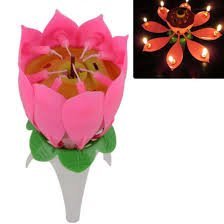 Generic Musical Flower Birthday Party Candle