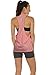 icyzone Workout Tank Tops for Women - Running Muscle Tank Sport Exercise Gym Yoga Tops Athletic Shirts(Pack of 3)(L,Black/Beige/Pale Blush)