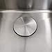 GZILA Kitchen Sink Stopper, Flat Decor Cover 304 Stainless Steel Sink Drain Stopper, Fits 3.5