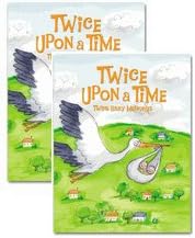 NEW EDITION 2016! Twice Upon A Time Twins Baby Memory Books (Hardcover - SET OF 2)