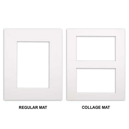 TheDisplayGuys Set of 4 11x14 Pine Wood Picture Frames with 8x10 Acid