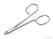 German long eye cuticle nipper scissors type full jaw - 7 mm by Erbe