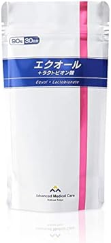 Amazon エクオール ラクトビオン酸 90粒 約1ヶ月分 アドバンスト メディカル ケア 抗酸化マルチサプリメント