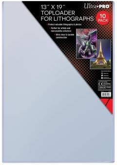 Ultra Pro 13" x 19" Toploader for Lithographs 10ct