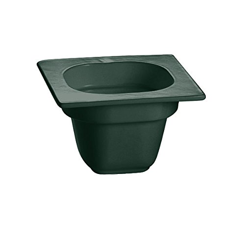 TableTop King CW360HGN 6 1/8" x 6 3/8" x 4" Hunter Green 1/6 Size Deep Cast Aluminum Food Pan
