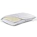 Sleep Innovations 2-in-1 Memory Foam Pillow, King (Pack of 1), White