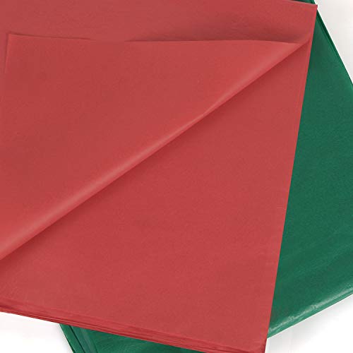MOMONI Premium 200 Sheets 20" x 20" Christmas Tissue Paper Bulk (Red, Green, White) for Tissue Paper Christmas Gift Wrapping for Gifts, Wine Bottles, and Christmas Gift Decoration. - Thumbnail 5