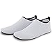 SEEKWAY Unisex Water Sports Shoes Barefoot Aqua Socks Slip-on Indoor Outdoor Activities SK001 704 Stripe White 6-7