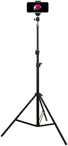 2m / 6.6ft Photography Studio Light Tripod Stand Mount Holder for iPhone 7,7 plus