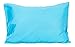 2 Turquoise Toddler Pillowcases - Envelope Style - for Pillows Sized 13x18 and 14x19-100% Cotton with Soft Sateen Weave - Machine Washable - ZadisonJaxx Bellacolour Collection - 2 Pack