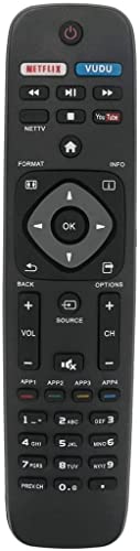 Philips NH500UP Smart TV Replaced Remote Control