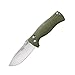 GANZO Firebird F720 Pocket Folding Bowie Knife 440C Stainless Steel Blade G-10 Handle with Clip Hunting Fishing Camping Outdoor EDC Knife (Green) with Gift - Multi-Tool Card 8-in-1