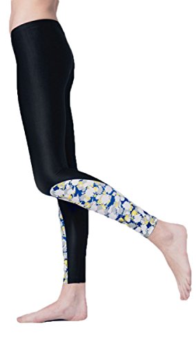 ARGO-Womens-UPF-50-Three-Leaf-Water-Swim-Surf-Leggings ARGO-Womens-UPF-50-Three-Leaf-Water-Swim-Surf-Leggings