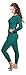 Rocky Womens Thermal 2 Pc Long John Underwear Set Top and Bottom Smooth Knit (Medium, Teal)