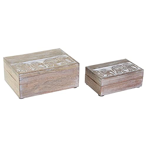 DKD Home Decor Deko-Boxen-Set, Standard