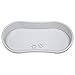 PETMAKER Non Skid Pet Bowl Tray grey, Original (Bowls Not Included)