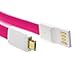 VOJO 4ft Tangle-Free Micro USB Cable [Pink], High Speed USB 2.0 Male A to B Sync & Charging Cord for Android, External Battery Pack, Cameras and More