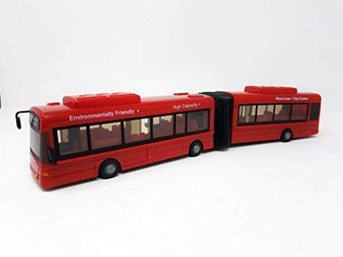 PLAYJOCS GT-6258 Gelenkbus/Stadtbus/Linienbus, 41cm Miniaturmodell Modellauto