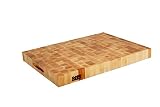 John Boos Block CCB2418-225 Classic Reversible Maple Wood End Grain Chopping Block, 24 Inches x 18 Inches x 2.25 Inches