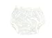 Haian Adult Incontinence Pull-on Plastic Pants Color Glass Clear 3 Pack (Medium)