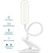 LED Reading Light w/ 1400mAh Rechargeable Battery - Mount It Anywhere - 30 LEDs w/ 3 Dimmable Color Temperatures - Flexible Gooseneck - Touch Control