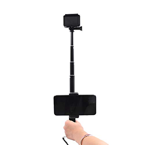 Gonee Reemplazo STARTRC para dji OSMO Acción Titular del teléfono de extensión Selfie Palo portátil de Mano de Aluminio Antideslizante: Amazon.es: Hogar