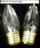 Set of 2 Touch Light Bulbs for OK Lighting 14 Inch Touch Lamps