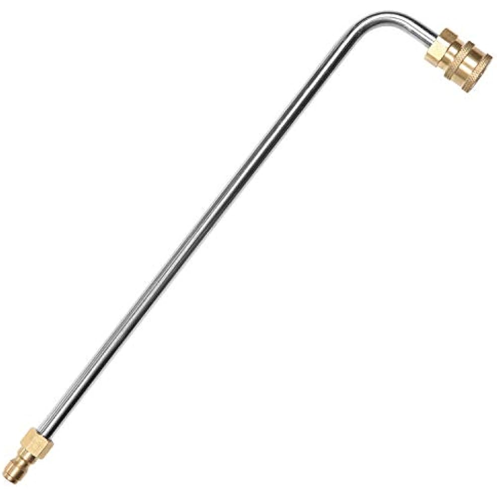 High Pressure Power Washer Wand, 90 Degrees Curved Rod, 5000 PSI,13.5