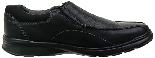 clarks cotrell step black oily leather