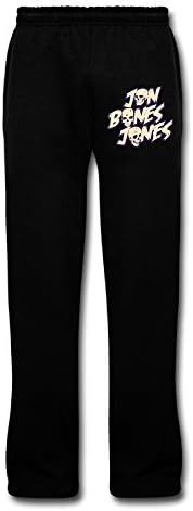 LALAYAY Jon Bones Jones Logo Men's Sweatpants Black