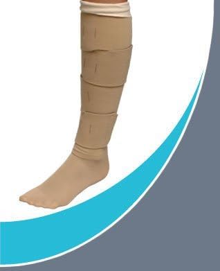 Circaid Juxta Lite Short Legging with Anklets, XXL, 28cm by CircAid