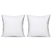 Acanva Hypoallergenic Pillow Insert Form Cushion Euro Sham, Square, 22