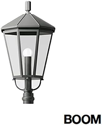 Bega Boom Anthracite Head Post Luminaire For Led With Opal Glass Cover Amazon Com