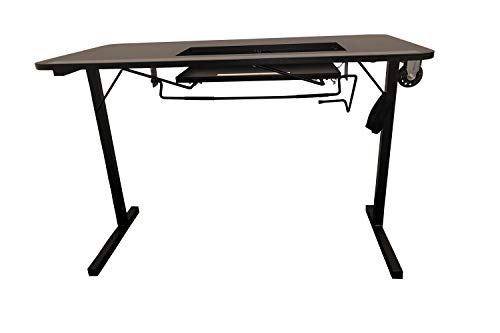 Arrow Gidget I Sewing and Craft Hobby Table with Locking Steel Legs, fold up for Easy Storage - Black - Thumbnail 2