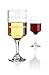 Superior Wine Measuring Glasses Set of 2 Wine-Trax Clear Glass Frosted Lines 4,6,8 Ounces Elegant Subtle Design For Various Beverages and Drinks Ideal for Portion Consumption Control & Diet (2)