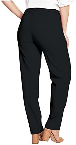Women's Plus Size Tall Classic Bend Over Pant Pull On Slacks