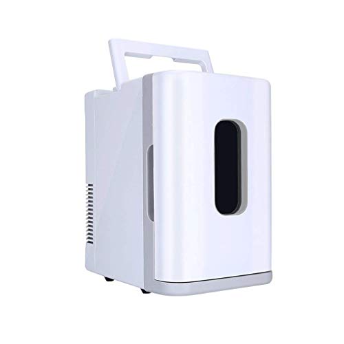 Y-LKUN Mini Refrigerator 10L Mini car Mini Refrigerator Warm and Cold Storage Chest Dorm Student Double School (Color: White) Car Truck RV Boat