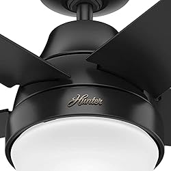 Hunter 51314 Aerodyne Ceiling Fan 52 inches Matte