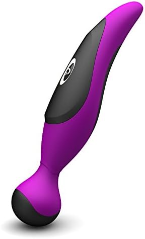 Vibration Magic Wand Massager, Electrical Personal Body Massager,7 Speed Multi-speed Wireless Waterproof Vibrator Wand Massager, Therapeutic Body Wand for Muscle Aches &amp; Sports Recovery,USB,Mini(Violet)
