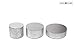 J JACKCUBE DESIGN Set of 3 Silver Round Cake Stand, Cupcake Display Supplies Tray Plate Holder for Decorative Party, Weddings, Birthdays, Tea Parties, Celebrations (8/10/12inches / Silver)-MK197ABCS