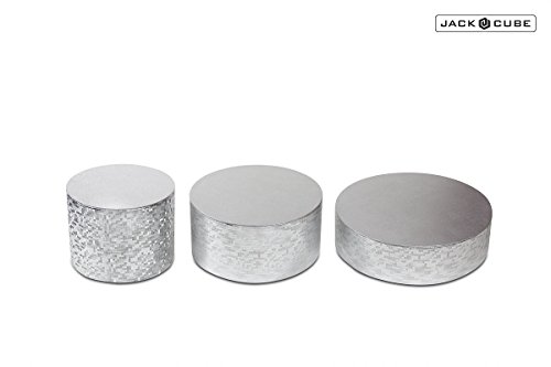 Jack Cube Cake Stand Set of 3, Cupcake Display Supplies Tray Plate for Decorative Party(8inch, 10inch, 12inch / Silver) - :MK197ABCS - Thumbnail 2