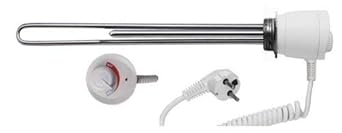 ELIKO GRBT 1,4kW 1400W 230V 6/4' Heizstab Heizpatrone Heizelement mit Thermostat für Wasserspeicher Boiler Warmwasserspeicher