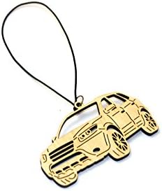 Car Rear View Mirror Wood Pendant suitable for Hyundai Santa Fe II 2006-2012 Woody Hanging Auto Accessories 1 pc Car Charm Interior Styling