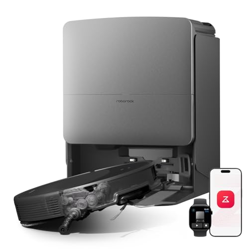 roborock Saros 20 Saugroboter mit Wischfunktion&angebbarem Wischmopp